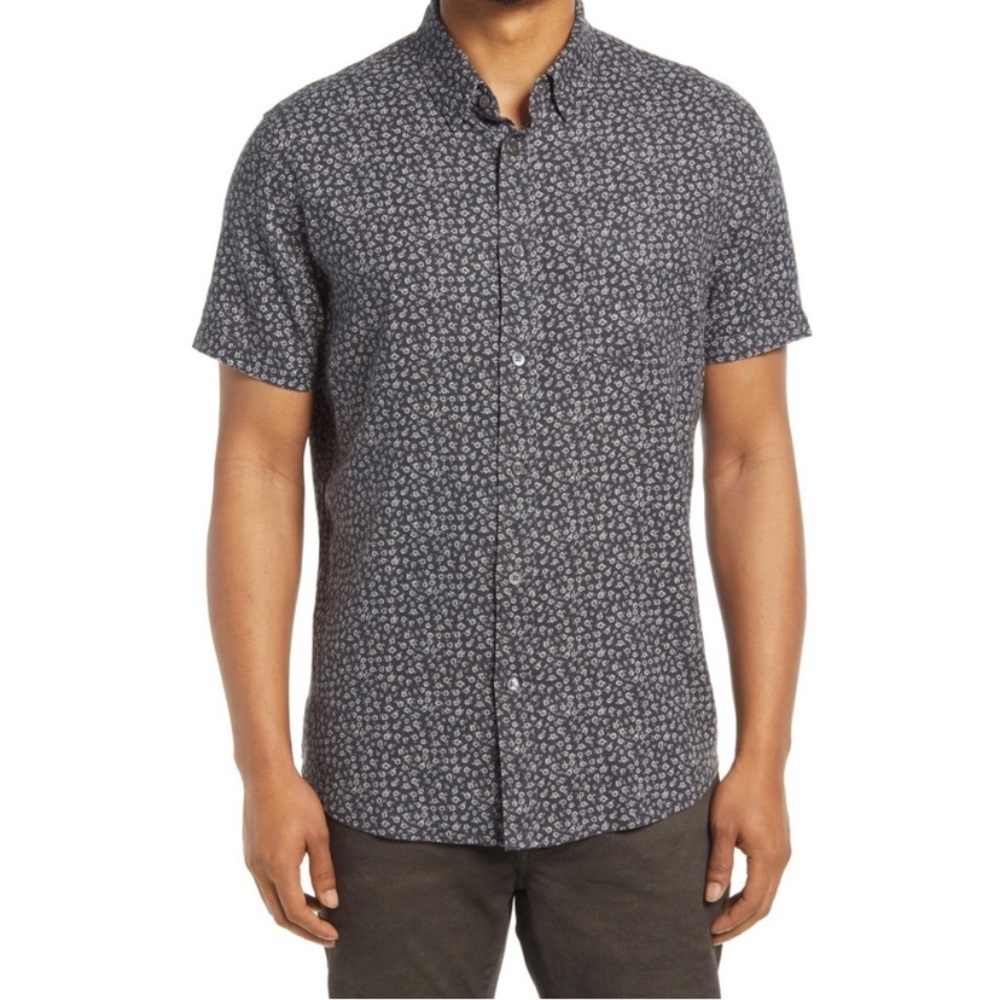 Nwt Rails Men's Carson Shirt Casual Button Flower Cart Print sz xxl